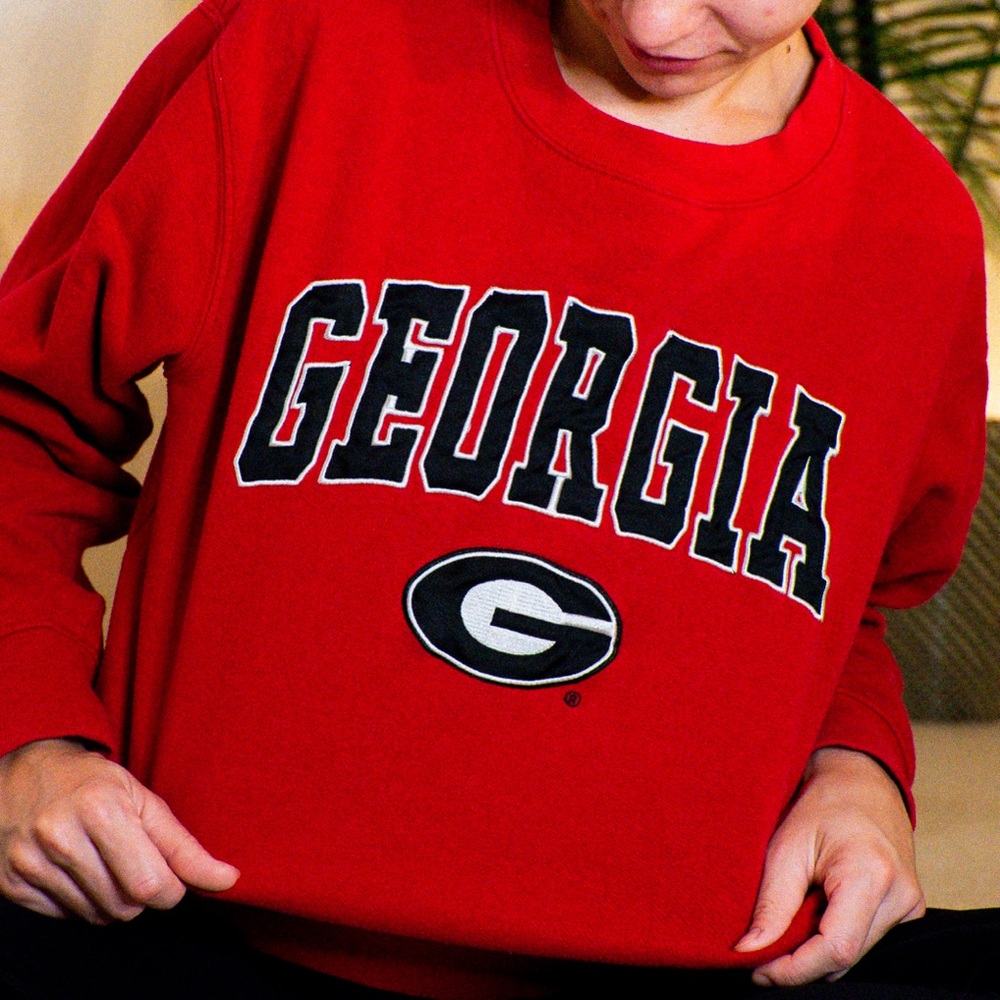 University of Georgia Red Sweatshirt Georgia Bulldogs